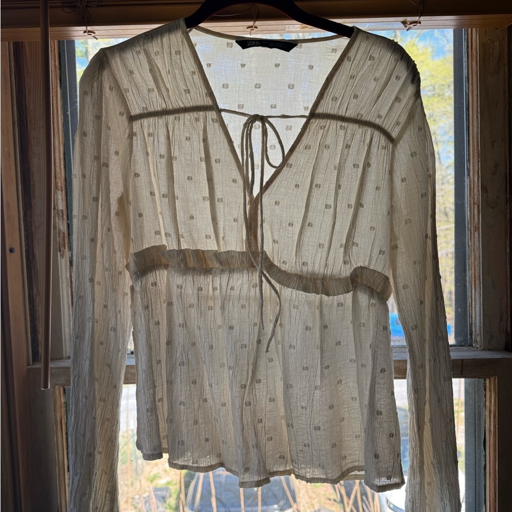 Elegant Cream Blouse